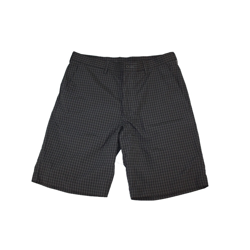 Ben Hogan golf shorts men's 34 x 10‎ Dark Gray plaid Dri-Fit style lightweight